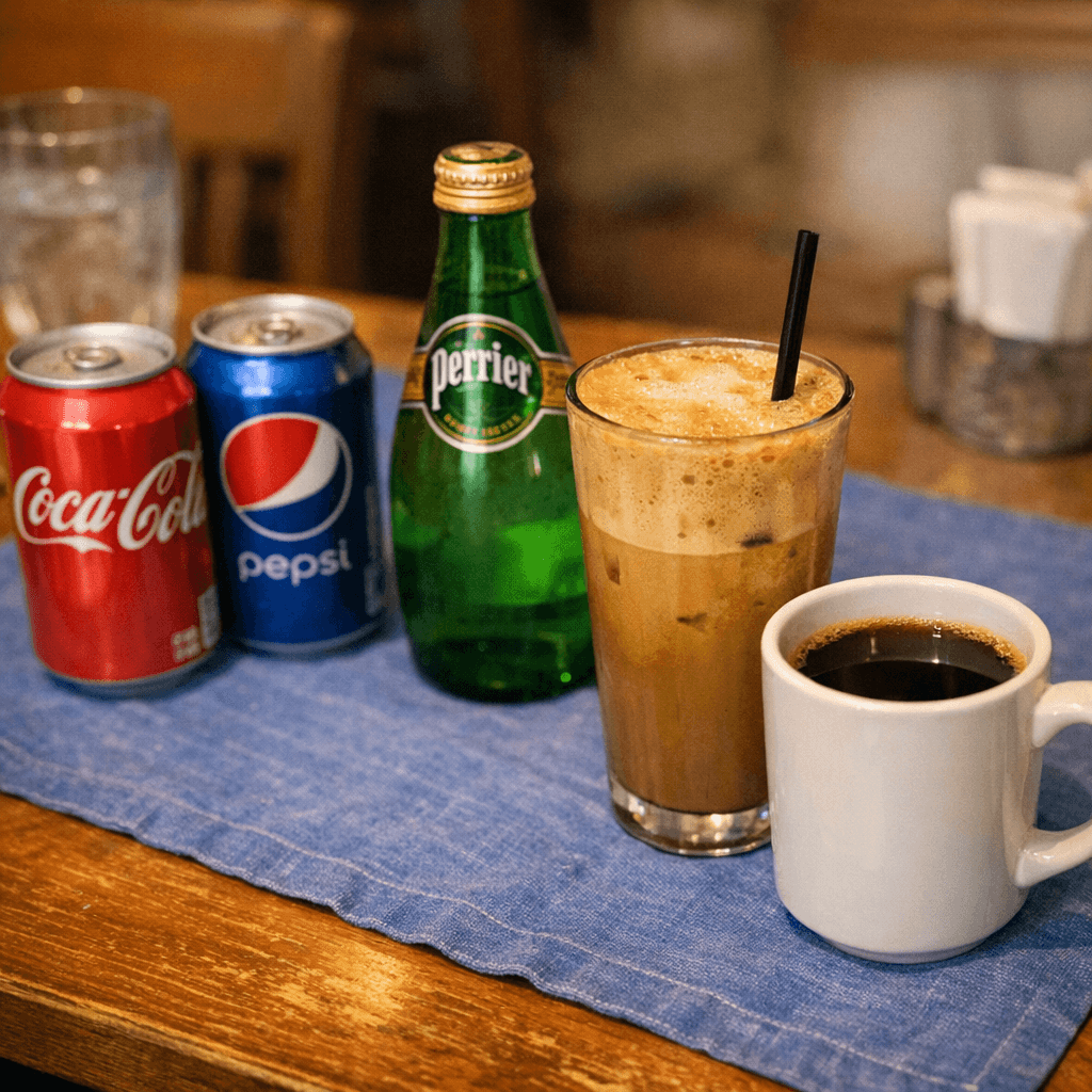 Assorted Soda Service